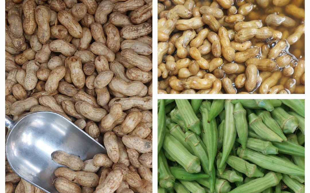 Come and Get Your Okra and Peanuts!