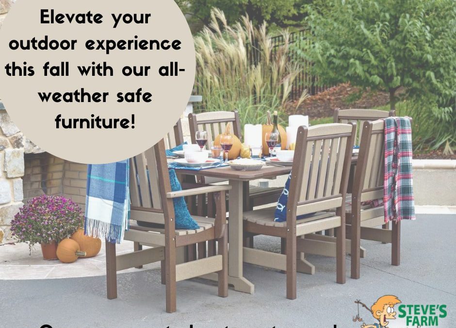 Elevate Your Outdoor Set Up