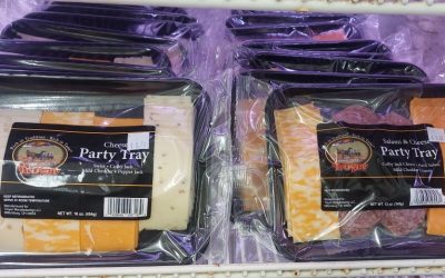 Just in! Meat and cheese party trays!