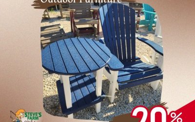 20% Discount on Poly Outdoor Furniture!