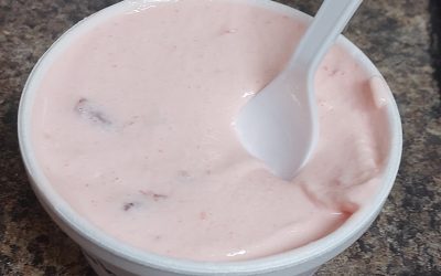 Fresh Oreo and Strawberry Ice Cream