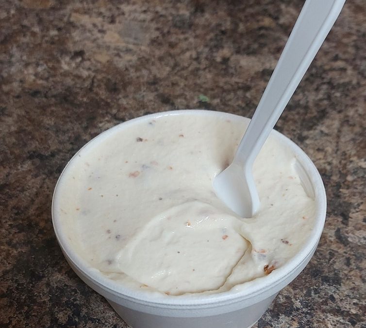 Fresh Butterfingers Ice Cream