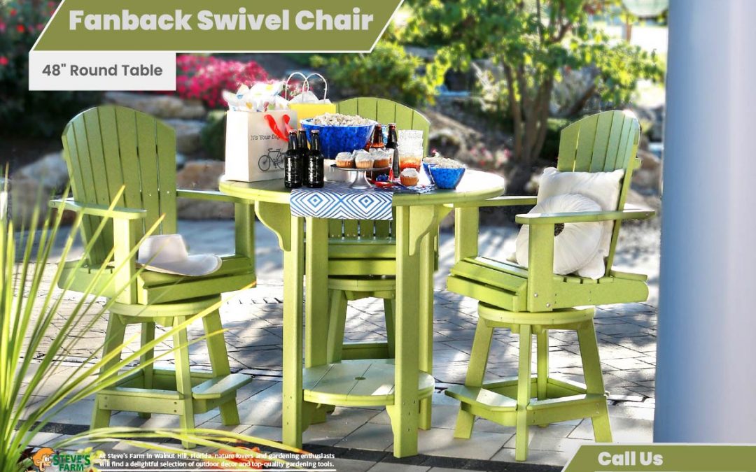 Fanback Swivel Chair