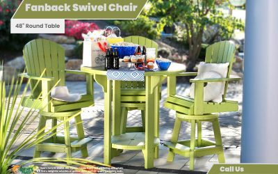 Fanback Swivel Chair