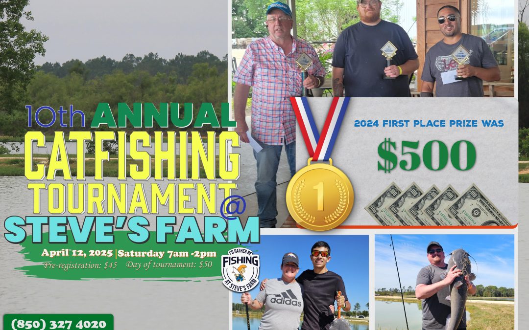 Join Us 10th Annual Catfishing Tournament