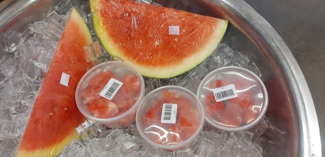 Sliced Watermelon