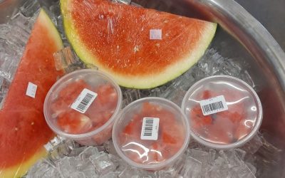 Sliced Watermelon
