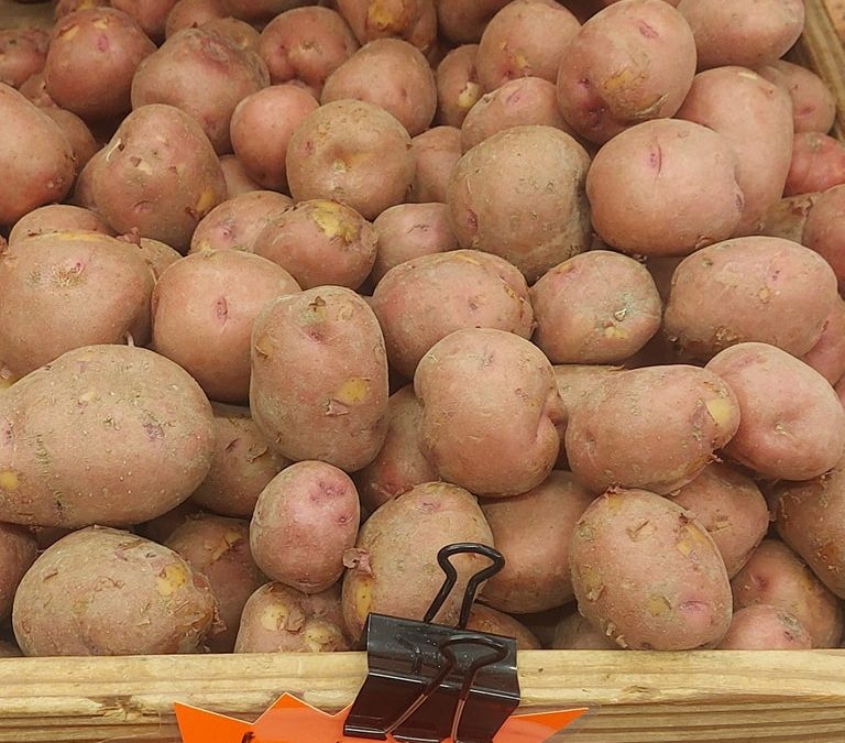 Now available! Local new potatoes